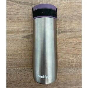 Contigo AUTOSEAL Insulated Stainless Steel Travel Mug 16oz - Silver and Purple L